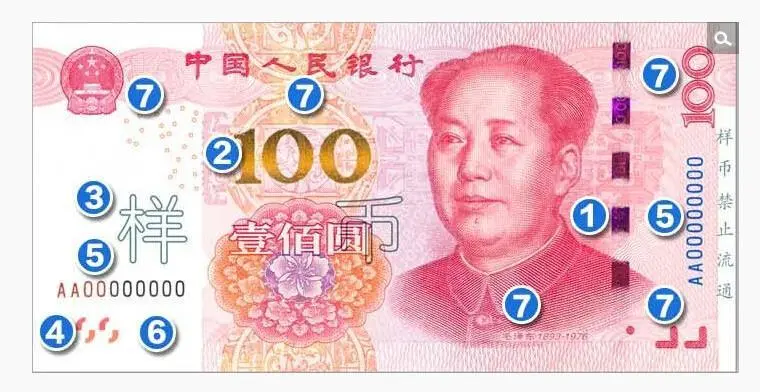 揭秘新版第五套100元人民币防伪特征