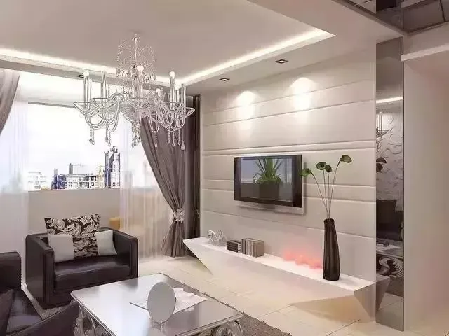 今夏8月份美电视背景墙装修图 客厅就要这么布置!