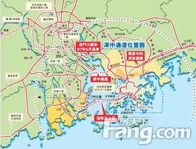深中通道欲动工君华硅谷成中山桥头堡