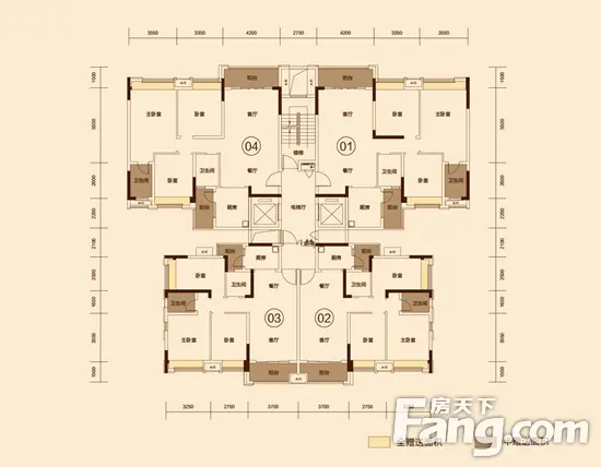 招商·依云华府33座户型平面图周边交通:路网四通八达 往返禅桂约10