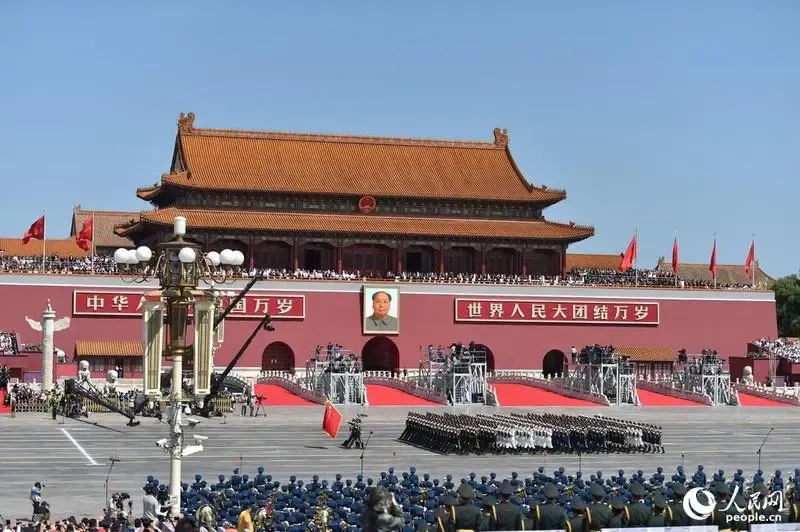 93大阅兵三军仪仗队方队高清图片