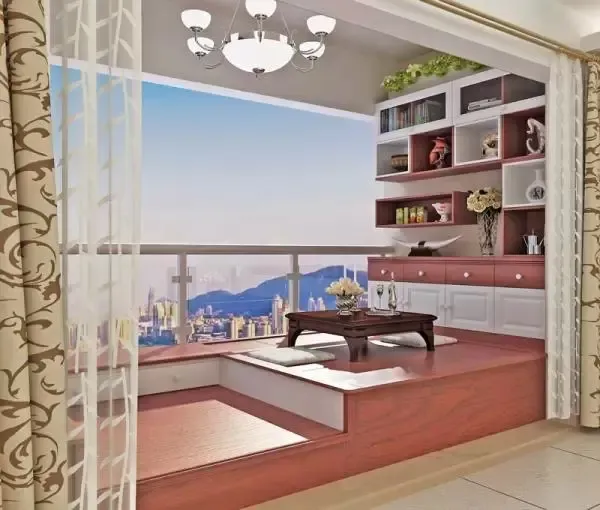 小户型阳台榻榻米装修效果图榻榻米让8090后嗨起来