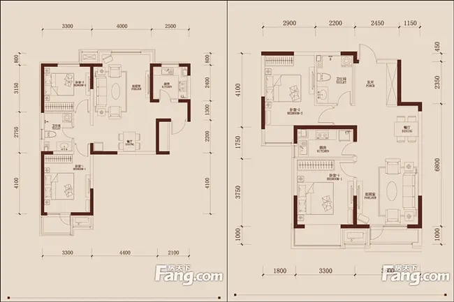 金域国际主推户型图