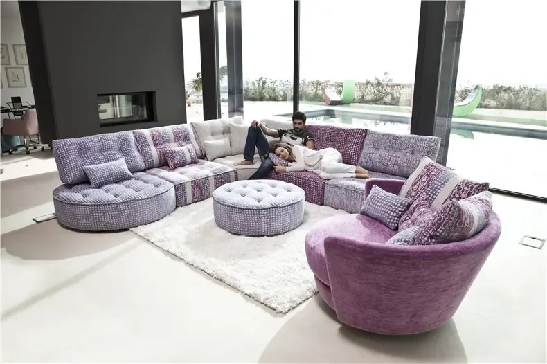 西班牙fama布艺沙发打造时尚家居