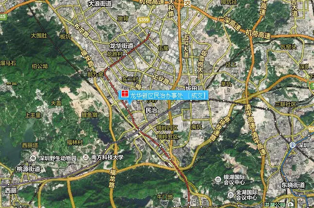 深圳龙华新区民治办事处A811-0319地块