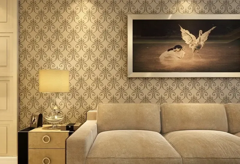 沙发背景墙怎么可以不美墙纸搭配7大技巧解密