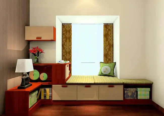 24款潮流榻榻米飘窗房间装修效果图 让小房间大起来!