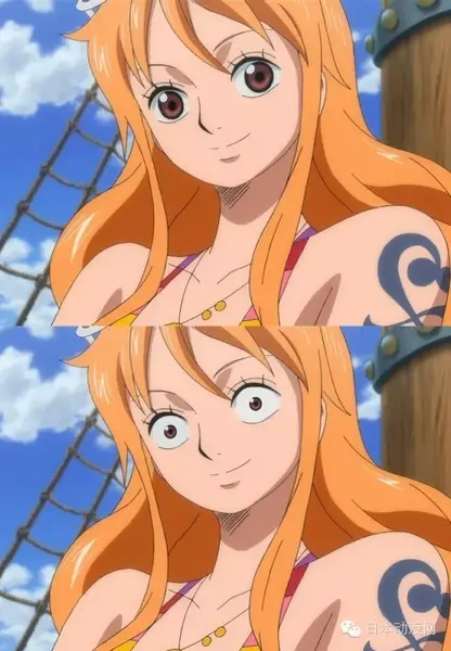 如果动漫人物都拿掉美瞳