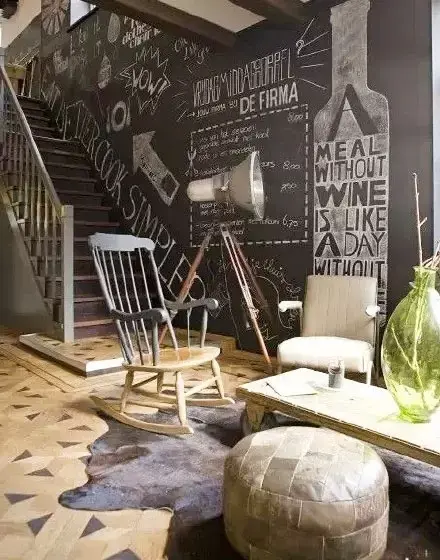 提升房子逼格 你只需要一块黑板墙! 提升房子逼格 你只需要一块黑板墙!
