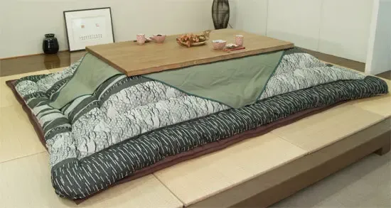 七款暖烘烘的日式被炉效果图 让这个冬季不再寒冷