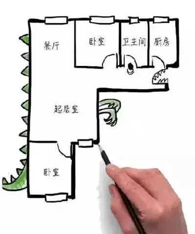 装修图解买房必知的房子户型禁忌知识 9种户型千万不能买