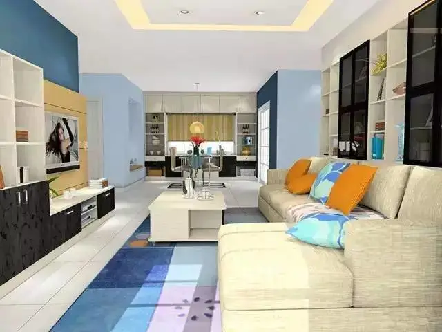 沙发 茶几 地板 门窗