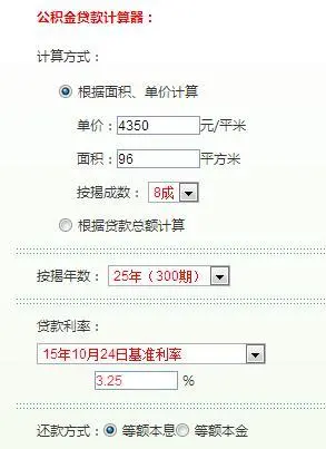 看看有没有你家2015新房贷计算器 央行降息后房贷省多少一目了然购百