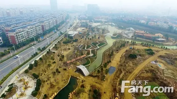 蒋王半岛公园俯瞰实景图