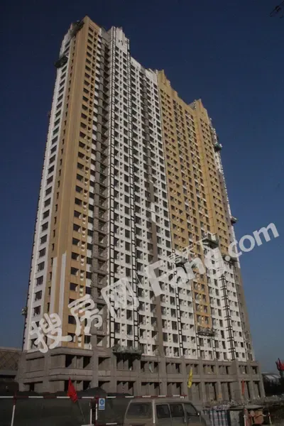 再冷的冬天也阻挡不住青建一品的进度