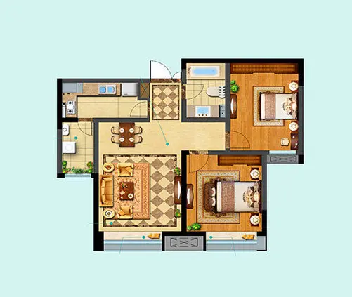 鲁润静园户型图