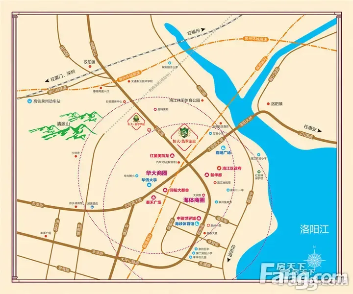 【泉州】看房日记 :泉州恒大翡翠龙庭:城东 奢装御湖豪邸