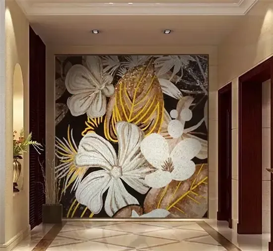 马赛克打造多彩背景墙独特气质提升视觉感