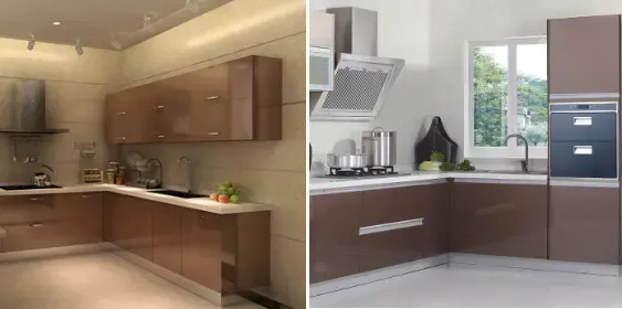 橱柜颜色搭配_法迪奥玫瑰金体验时尚现代风格