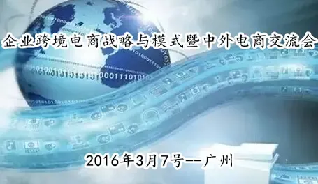 企业跨境电商战略与模式暨中外电商交流会