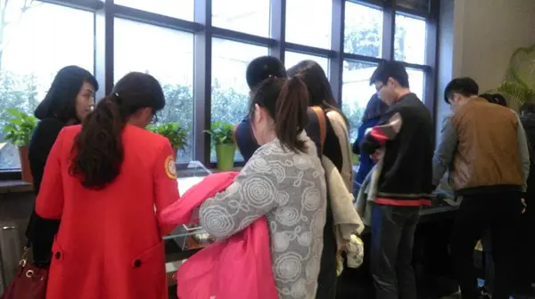 市北线看房团现场照