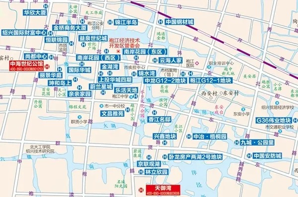 袍江地区楼盘