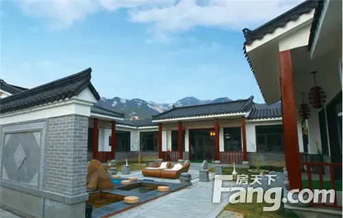 被称为"中国养生地产领头羊——烟台现代长寿村"的天境昆嵛·中国院子