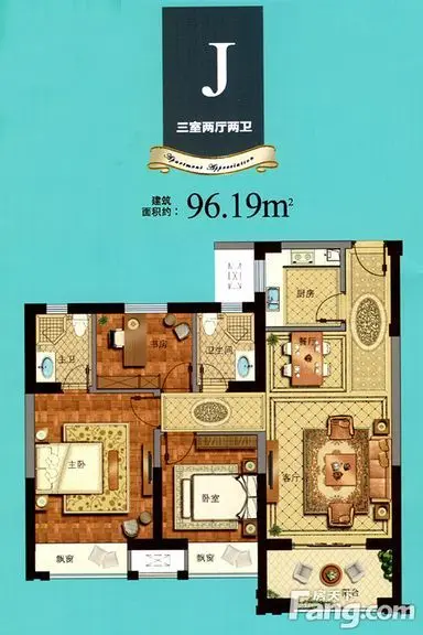 金宿华府J户型