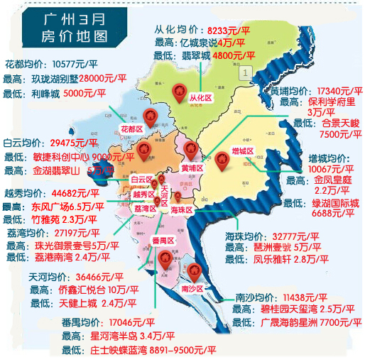 广州房价地图