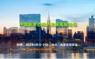 中国新常态经济发展高层论坛