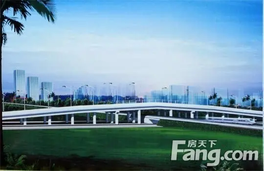 上海路立交桥正式通车 成北海第2条连通南北海岸大道