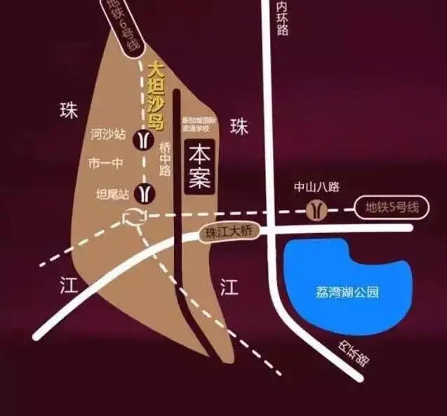 荔湾区大坦沙岛金湾明珠营销中心