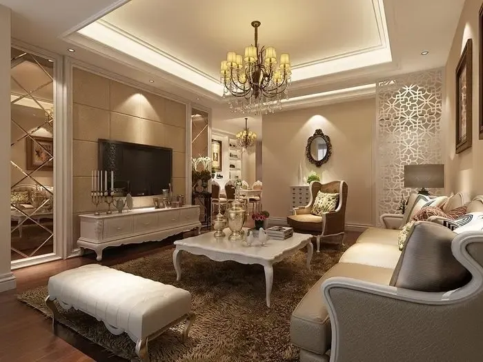 2016小户型客厅装修效果图大全欧式风格欣赏