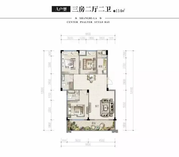 香格里拉 微会员 户型