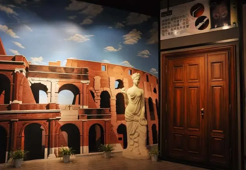 小编逛店迪瑞入户门世界顶级装甲门