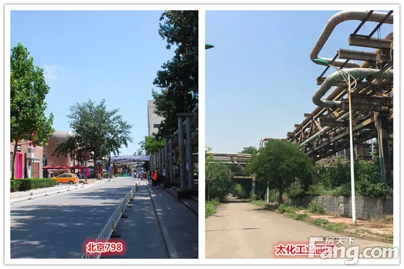 在798园区内,并没有宽阔的大道,也是由羊肠小道组成,所以在路网的覆盖