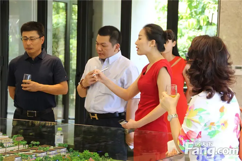 置业顾问细心讲解