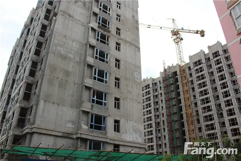 踩盘丨奥林星城五期主体完工施工现场实拍图