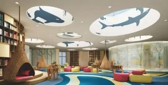 鲁道夫儿童成长学院阅览室效果图
