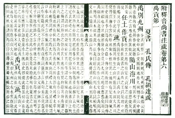 《尚书&bull;禹贡》章节