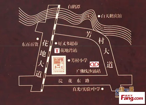 翠竹苑交通图