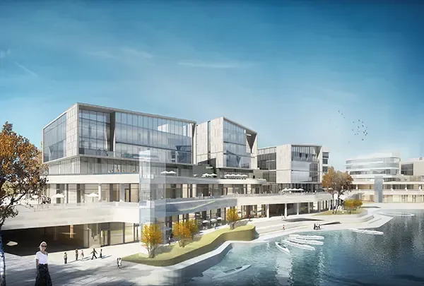 9月底璧山cbd秀水湾滨水商业盛大开街