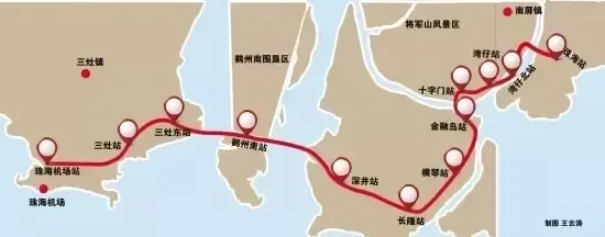 广东的广珠城轨在中山曝光将增多一站预计是2019年通过建成