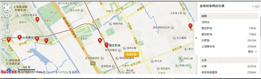金地世家位置图
