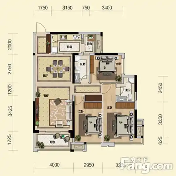 盛世荷城7#楼户型图