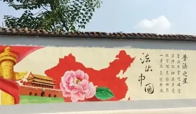 扬城遍布正能量墙绘画师多为80后90后敢于创新