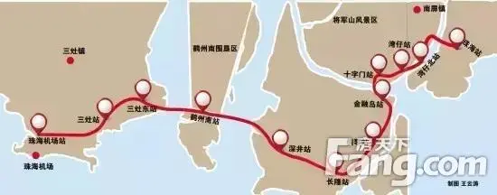 广珠中澳又将新增一条城轨！快来看经过你家 不？