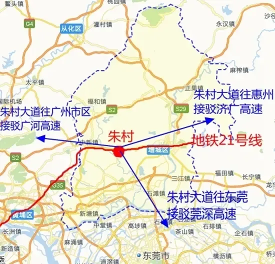 增城热门板块新塘pk朱村双新东站城厮杀战