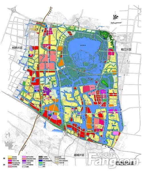 绍兴市镜湖新区分区规划（2011-2020年）