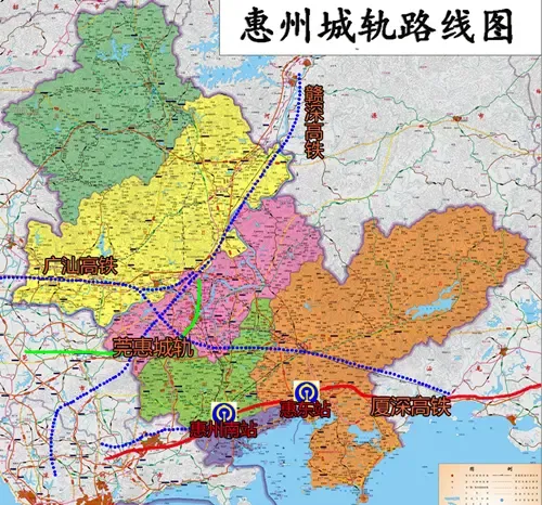 惠州交通现在到底是什么情况看三大路网图